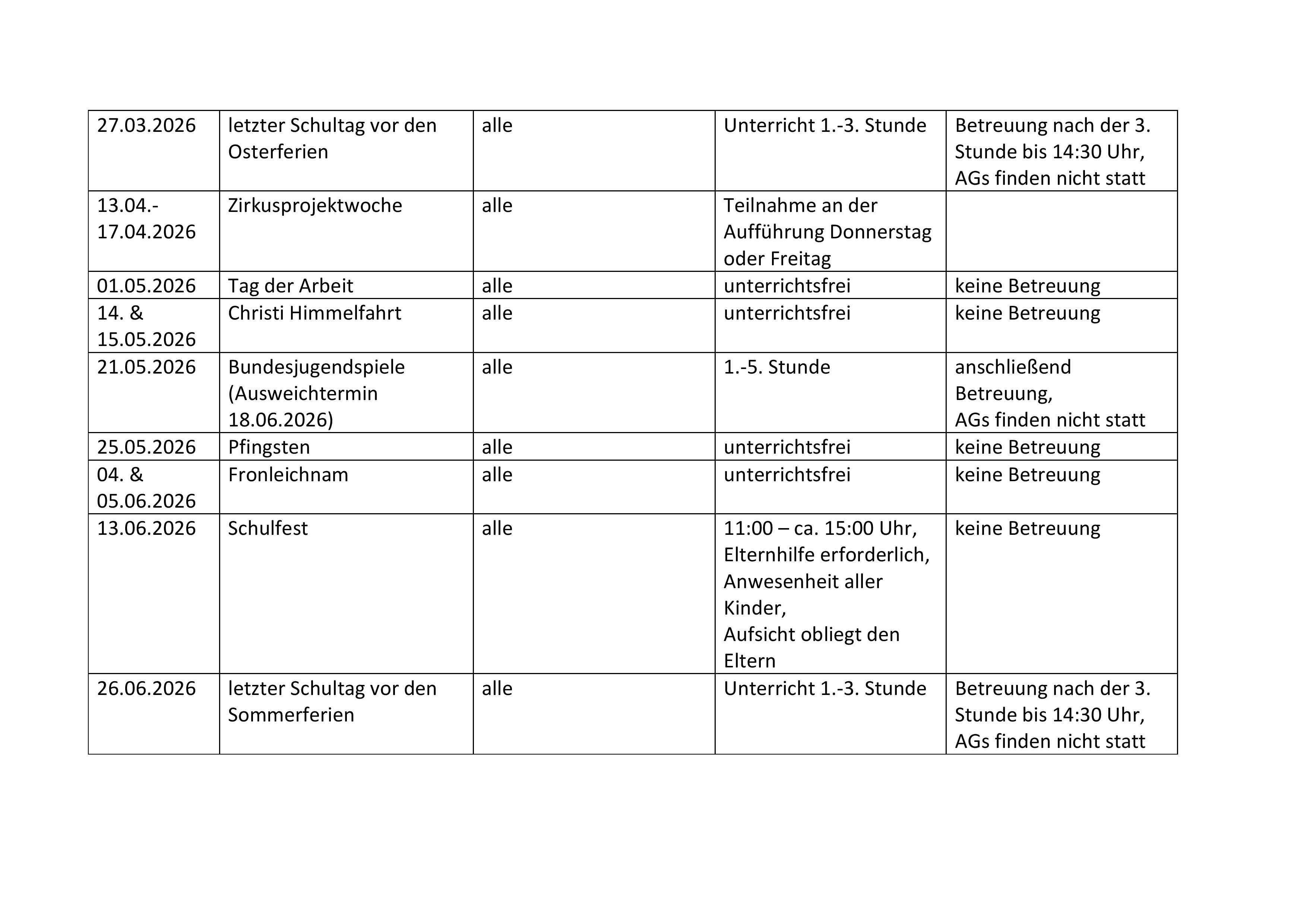 Terminkalender der Geiersbergschule 2025 2026 3